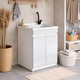 Mobile Lavatoio ZARA 60x60 Bianco | Olmo Bianco